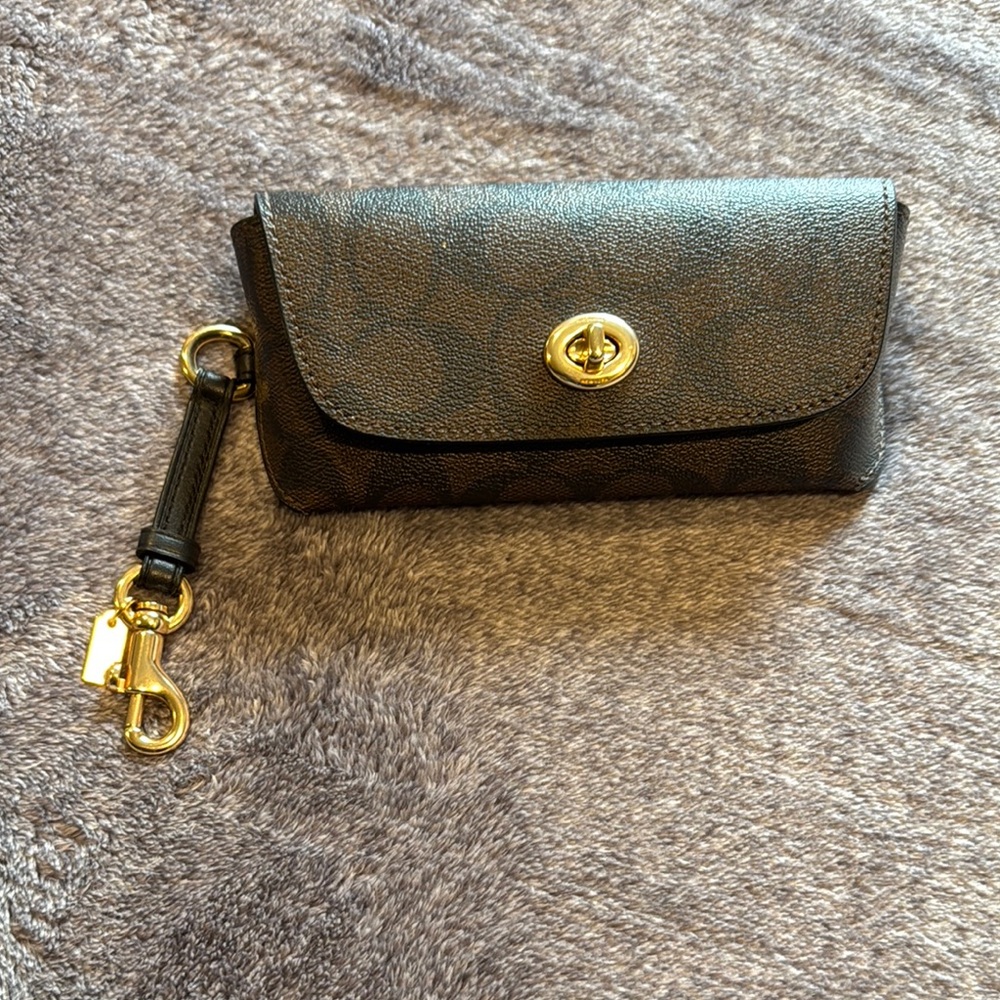 Coach sunglasses holder
